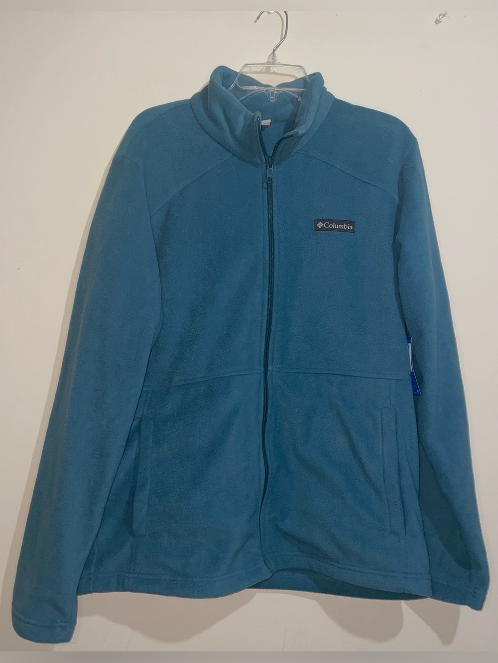 Columbia Castle Dale Full Zip Fleece Deep Teal L Jacket NWT